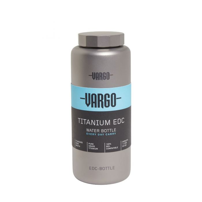 Vargo Titanium EDC Water Bottle Packaging