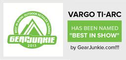 Gear Junkie Names Vargo Ti-Arc "Best in Show" Award Winner