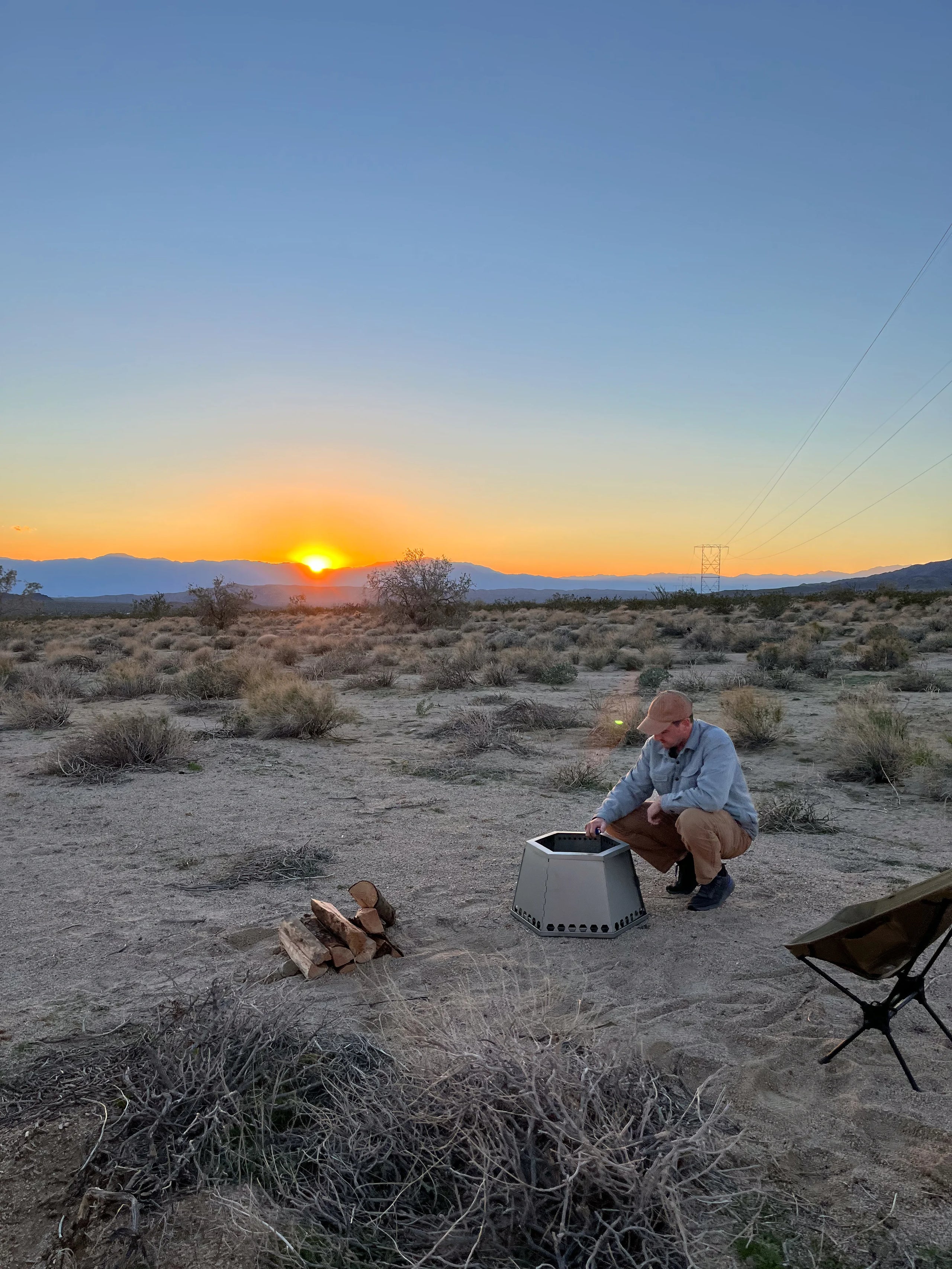 awesome campsite, awesome fire