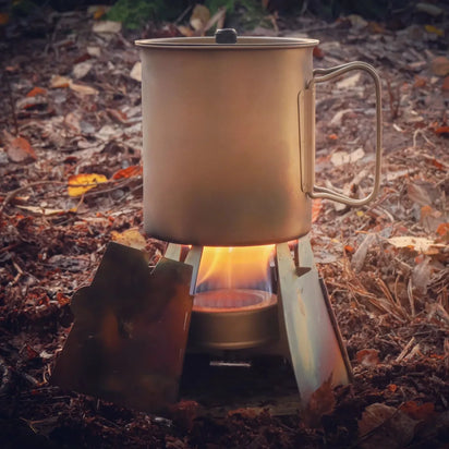 Titanium Converter Stove | Alcohol, Fuel Tab, and Fuel Gel – VARGO