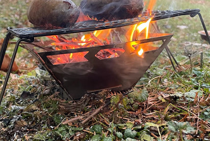 Titanium Fire Box Grill 2.0 | For Backpacking – VARGO Titanium Fire Box Grill 2.0 | For Backpacking – VARGO