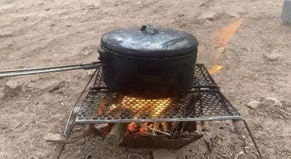 Titanium Fire Box Grill 2.0 | For Backpacking – VARGO
