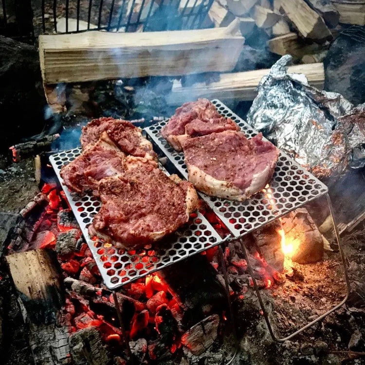 steaks on the grill!