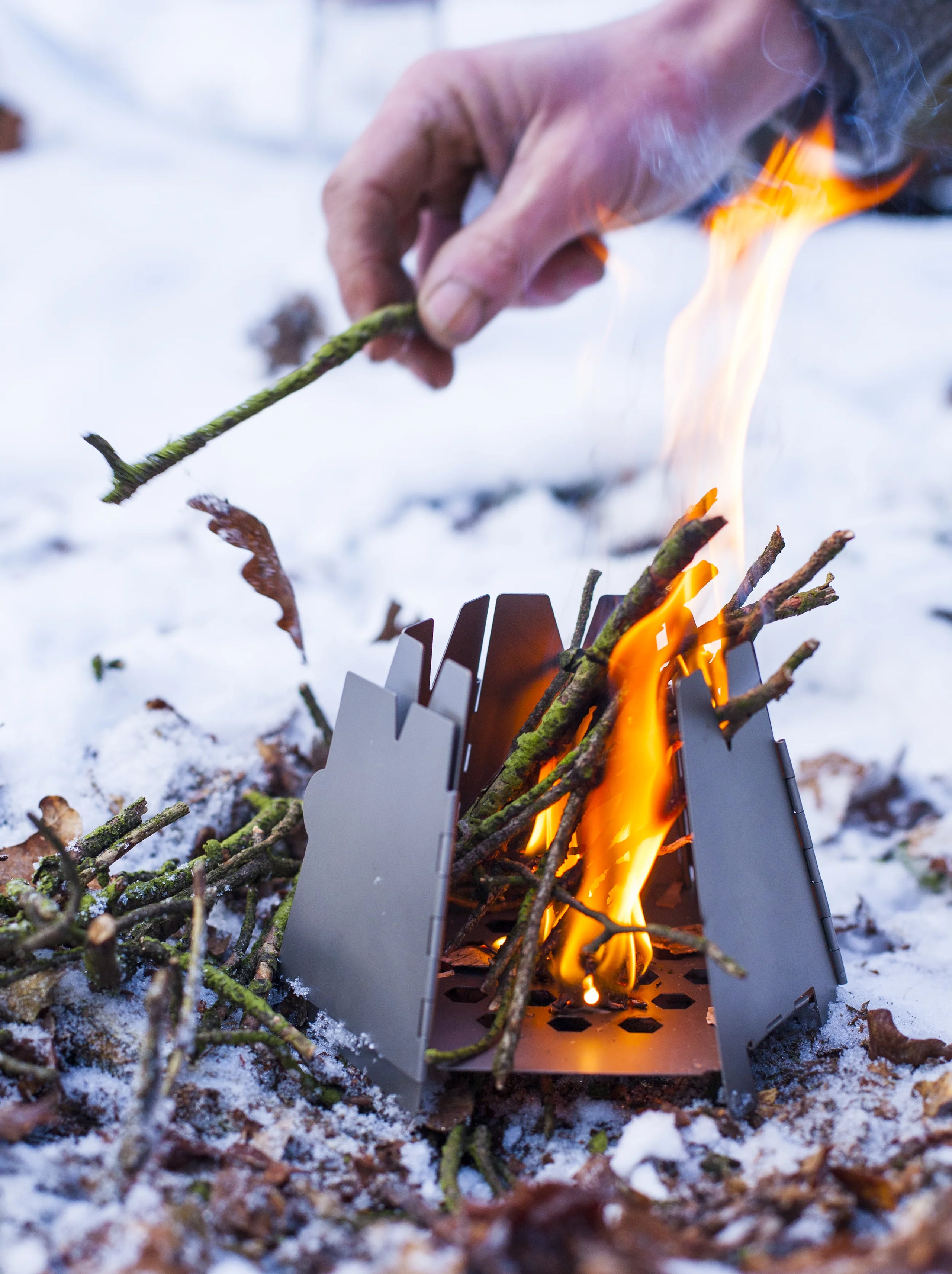 Hexagon in winter time