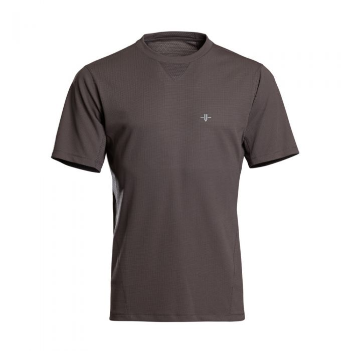 Men's plum slag short-sleeve shirt front