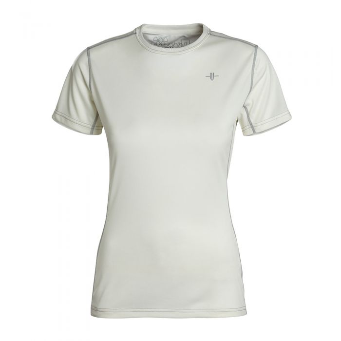 Women's Fluorite Short Sleeve - White front view