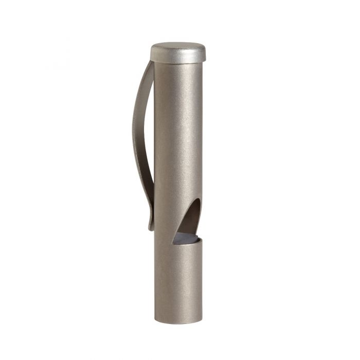 TITANIUM EMERGENCY WHISTLE WITH CLIP